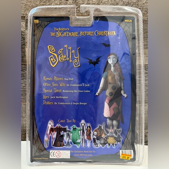NECA Nightmare Before Christmas Series 3 Sally Action Figure New In Box - Picture 2 of 3